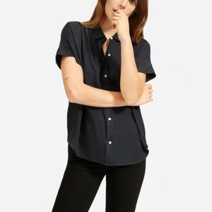 Everlane Black GoWeave Light Square Shirt